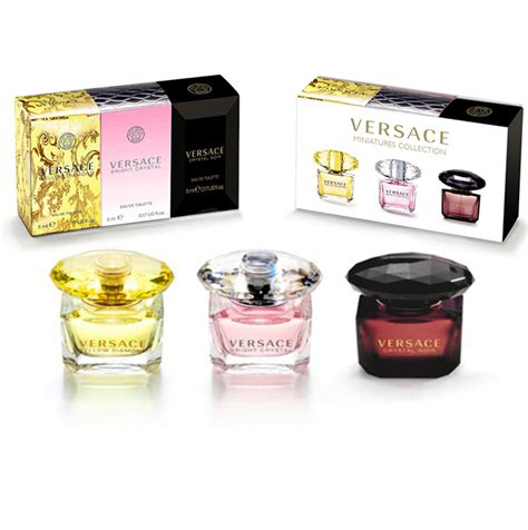 versace mini set nl|Versace miniature gift set.